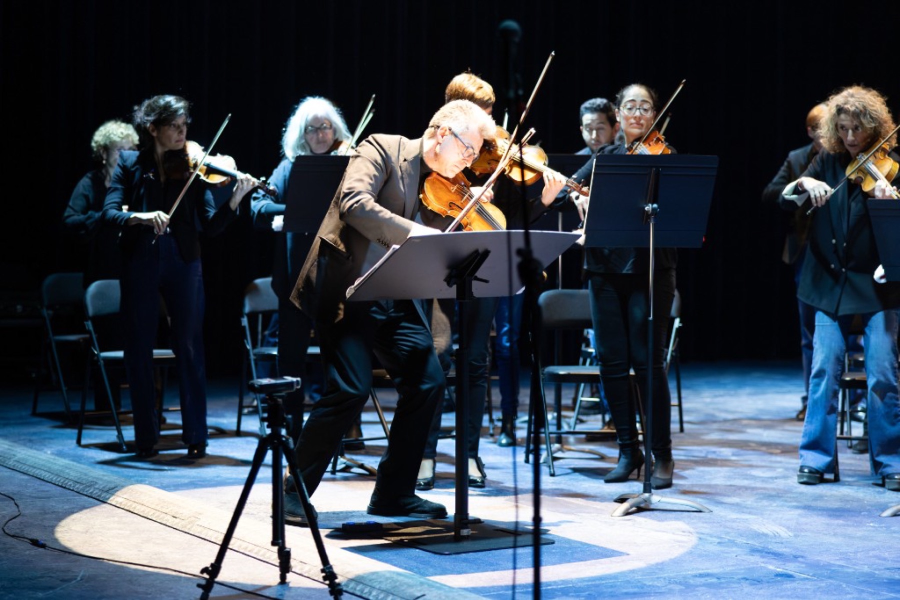 Concentration avant le morceau